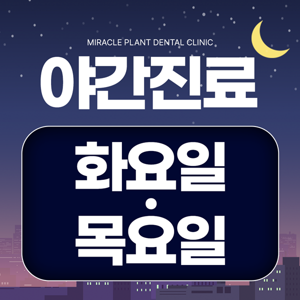화요일,목요일 야간진료